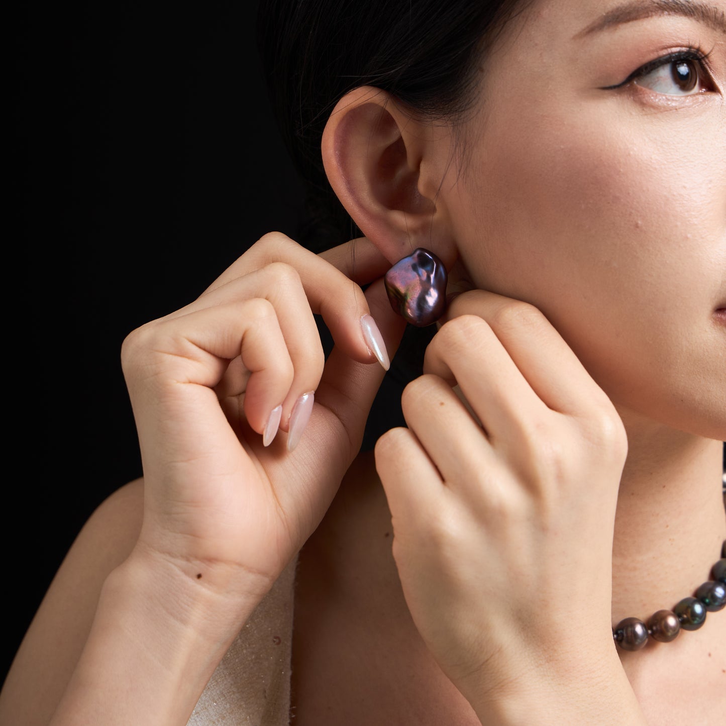 Freshwater Baroque Pearl Earrings