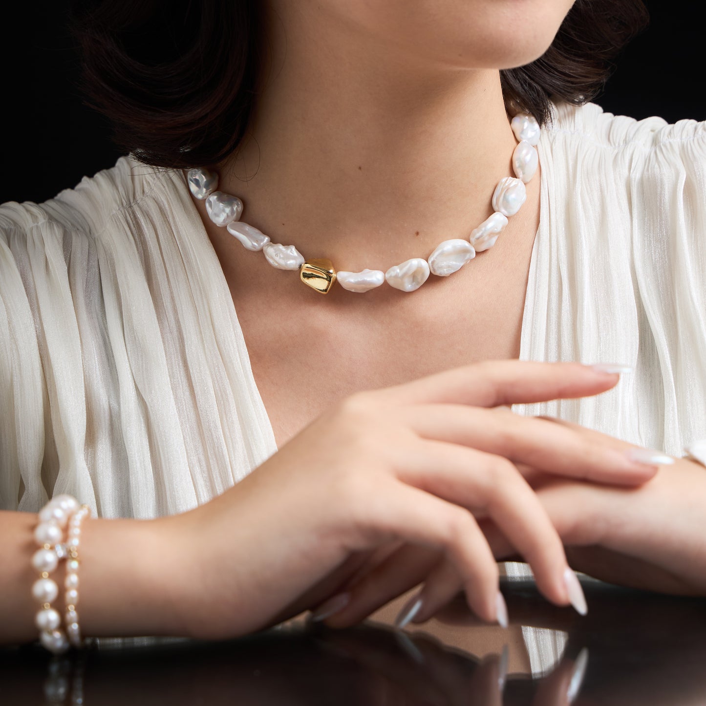 Freshwater Mini Baroque Pearl Necklace