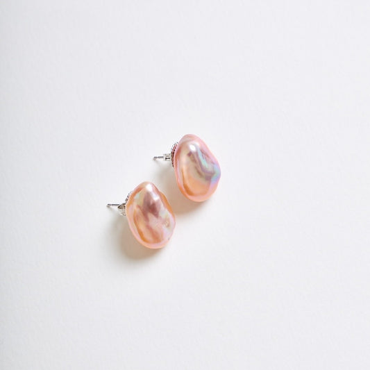 Freshwater Mini Baroque Pearl Earrings